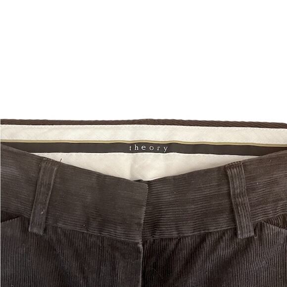 Theory Brown Corduroy Pants | Size 4 - Picture 5 of 9